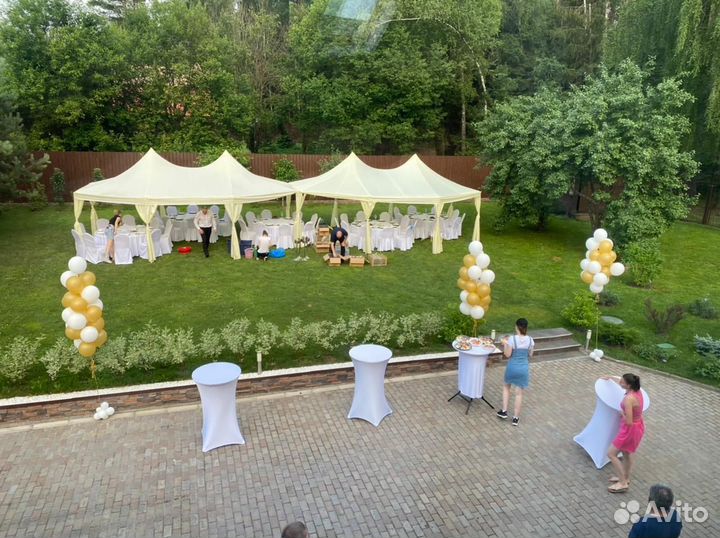 Аренда красивых шатров и мебели