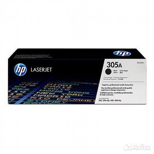 Оригинальный картридж hp CE410A № 305A чёрный