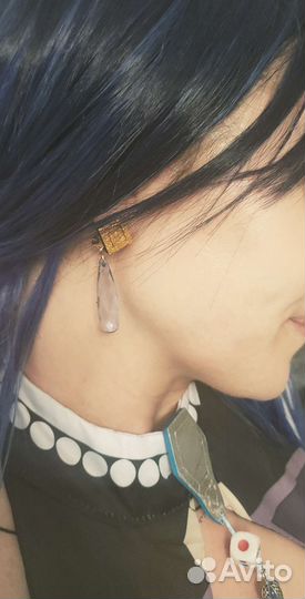 Косплей Yelan Геншин Импакт аниме костюм