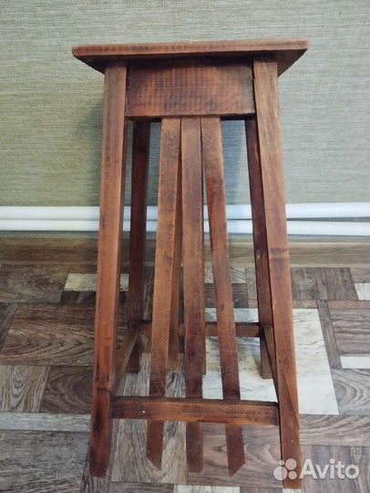 Подставка для цветов напольная деревянная