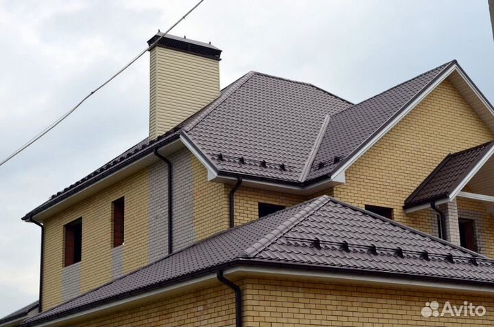 Металлочерепица Атлас GL RAL 1014 0,5