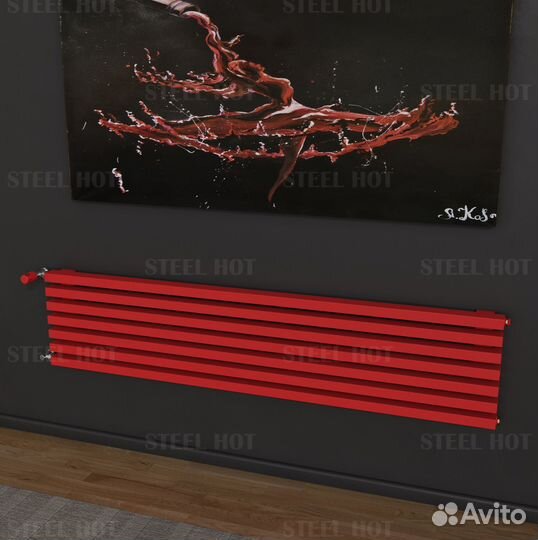 Дизайнерский радиатор отопления Steel