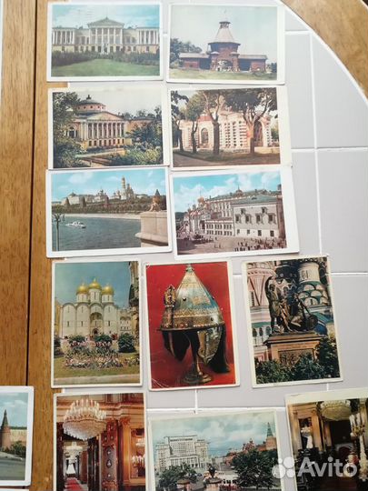 Набор открыток СССР, Открытки о Москве