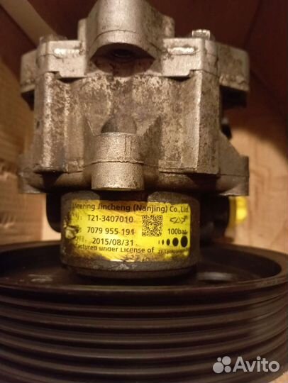 Насос гидроусилителя chery tiggo