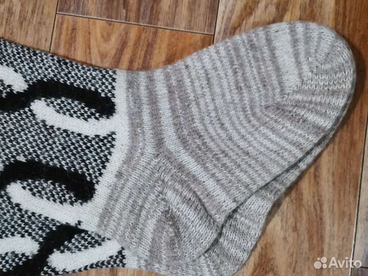 Гольфы 100 шерсть 37-39 размер. Ручная работа