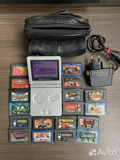 Game boy advance sp+все, что на фото