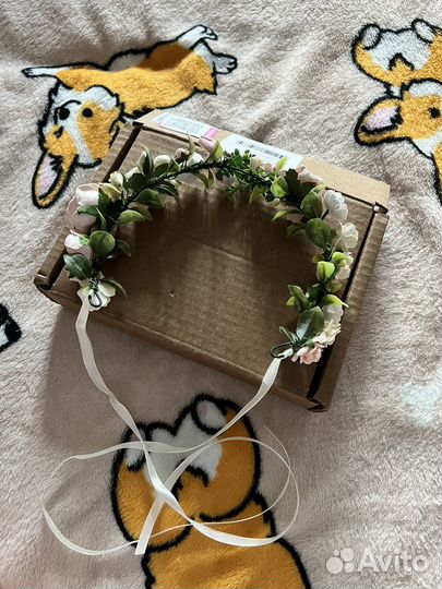 Венок на голову из цветов