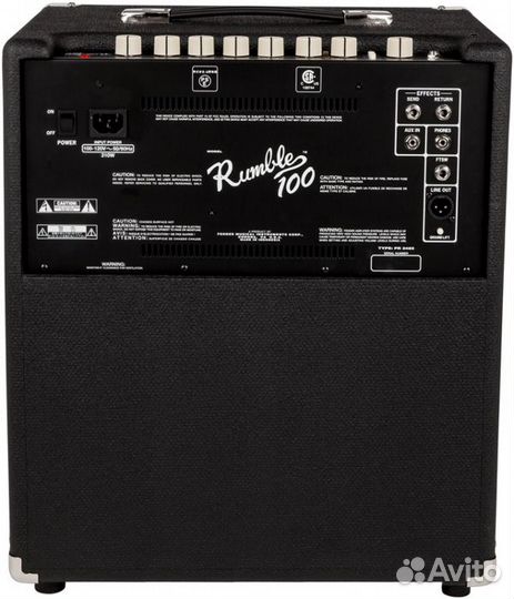 Fender Rumble 100 v3 (Комбоусилитель новый )