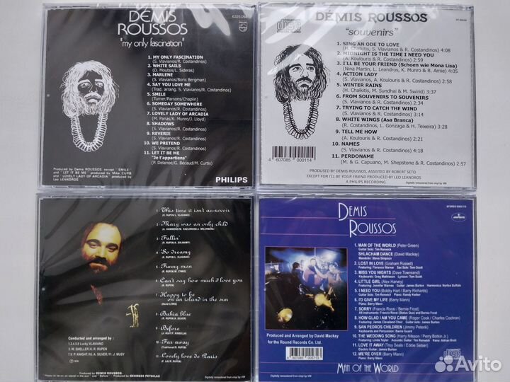 CD диски Demis Roussos, Vangelis, Aphrodites Child