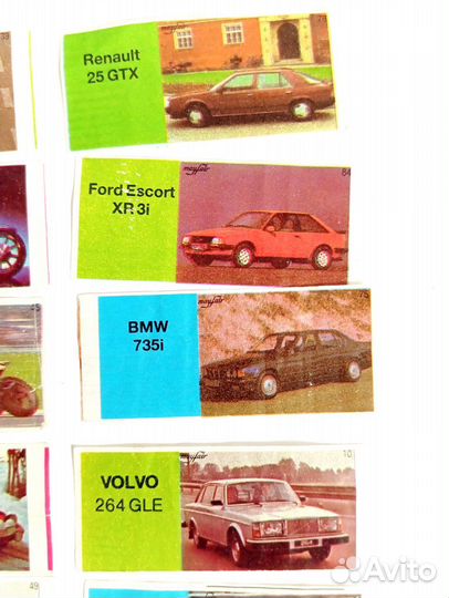 Вкладыши от жвачки Mayfair bubble