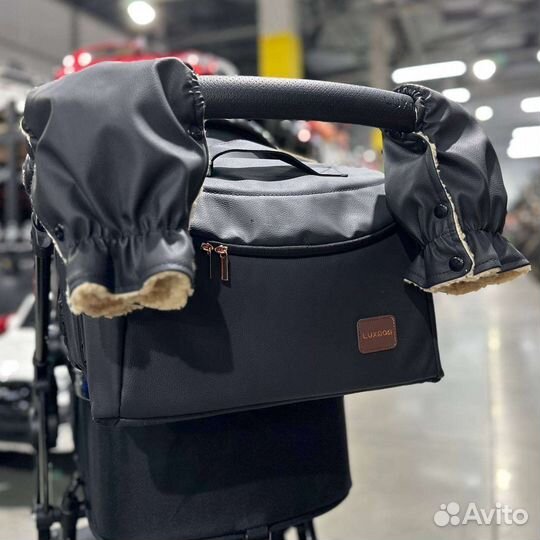 Коляска 3в1 Новая Кожа Стиль (Black качество)