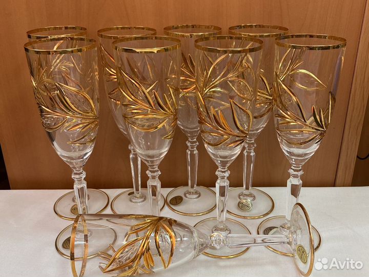 Шикарные бокалы Италия Хрусталь 22 см