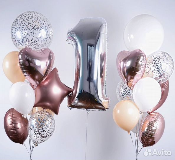 Гелиевые и фольгированные шары, возможна доставка
