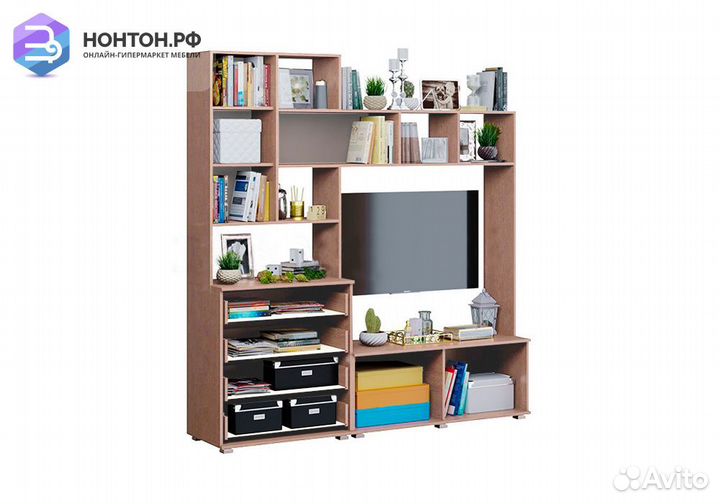 Стенка Белла ясень светлый / ясень темный