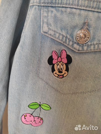 Джинсовая куртка для девочки 122