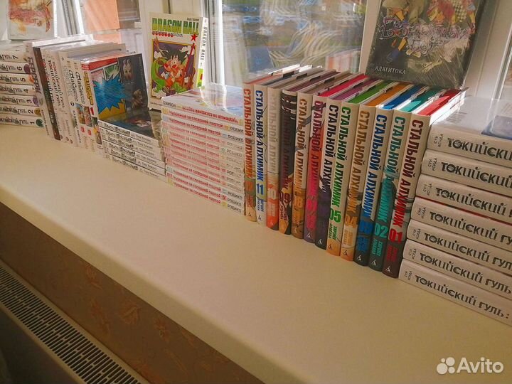 Манга, комиксы, ранобэ и книги