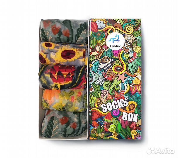 Носки Funfur Art в наборе 5 пар