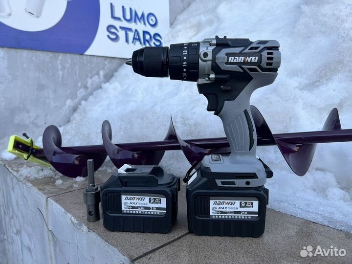 Шуруповерт для ледобура Nanwei 3 в 1