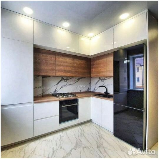 Кухня на заказ угловая и прямая