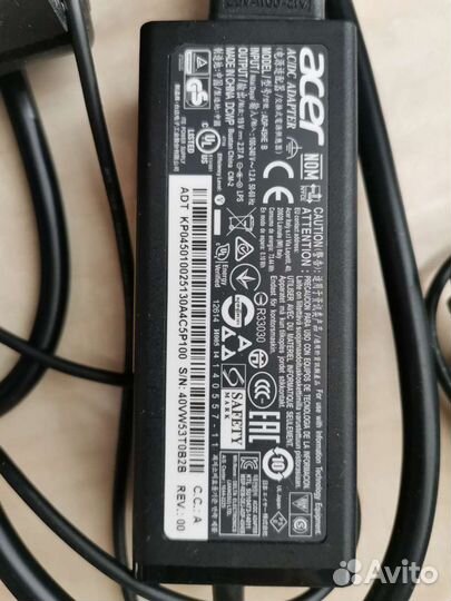 Блок питания для ноутбука acer