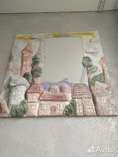 Зеркало лепнина барельеф