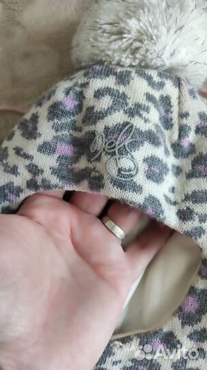 Шапка шлем для девочки новая 50