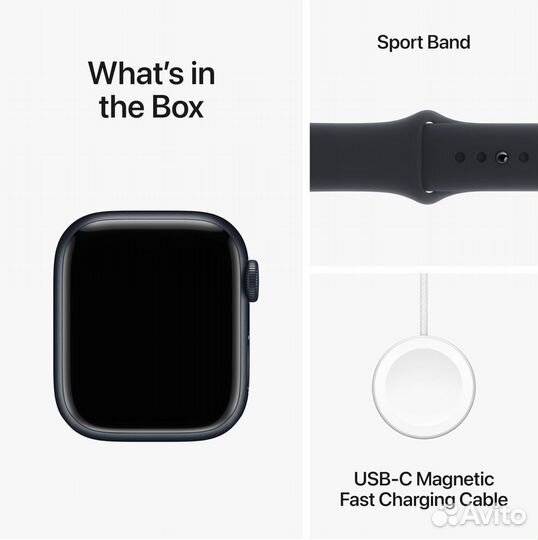 Apple Watch Series 9 41mm Midnight новые, ориг