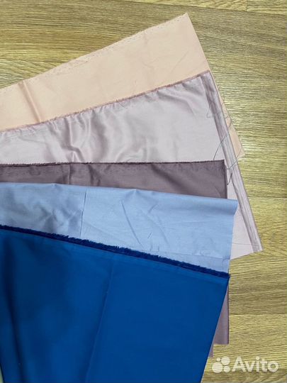 Отрезы Ткани, сатин однотонный 100 хлопок