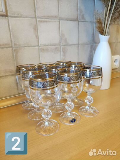 Бокалы Bohemia Claudia для вина, бренди, шамп