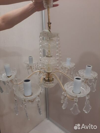 Люстра хрустальная чехия