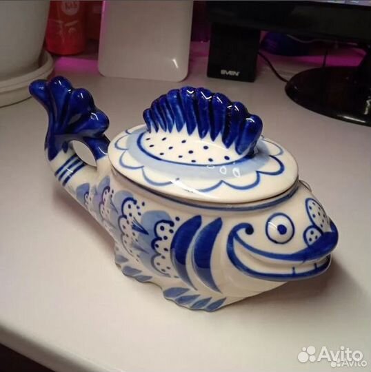 Рыбка Гжель