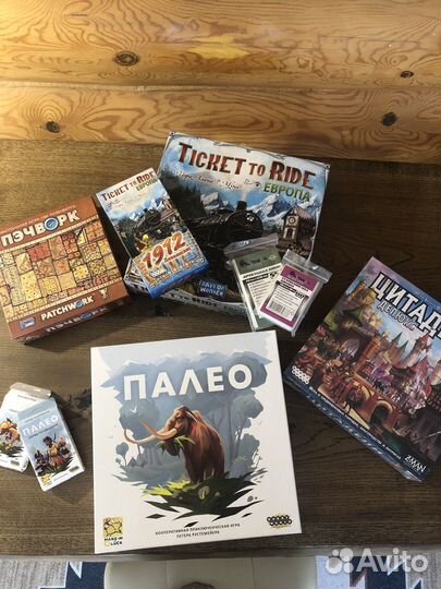 Игра цитадели, билет на поезд, пэчворк