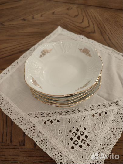 Тарелки салатники чехия набор сервиз столовый