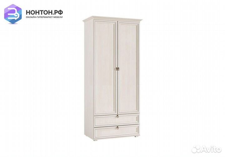 Шкаф 2-х створчатый Престиж-2 сандал светлый