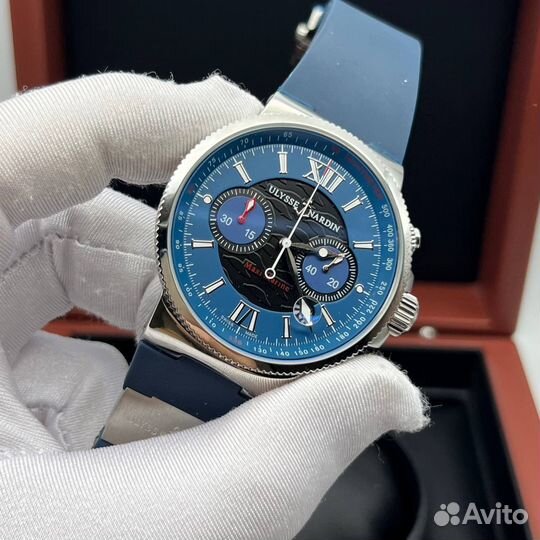 Мужские часы Ulysse Nardin синие