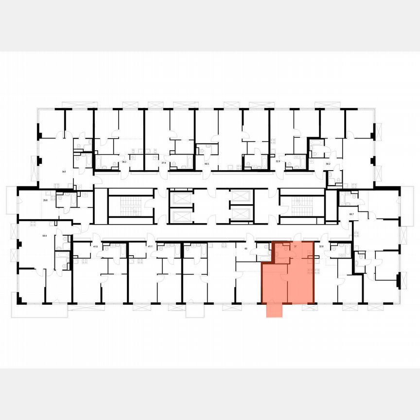 1-к. квартира, 37 м², 17/24 эт.