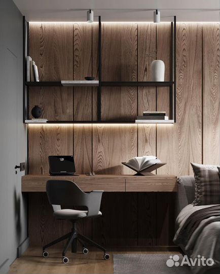 Акустические панели из шпона