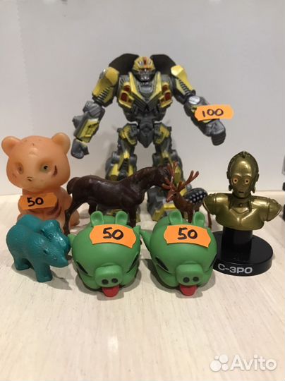 Фигурки Angry Birds, Star Wars,Трансформер,СССР
