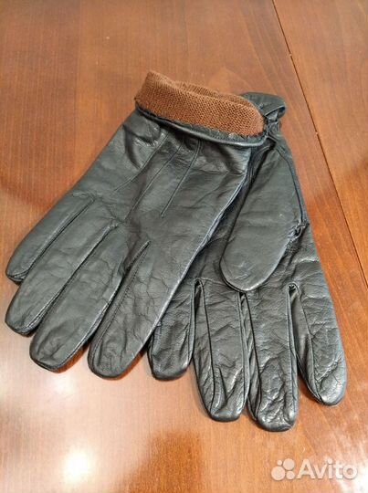 Мужские кожаные перчатки. Новые