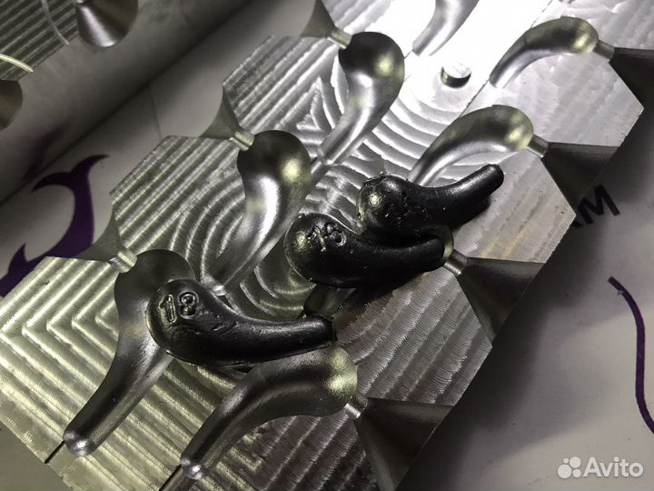 Форма чпу для литья грузил (Кегли)