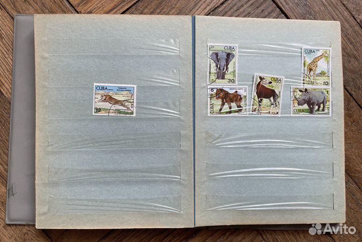 Альбом почтовых марок СССР (животные)