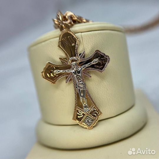 Золотой крест 585 золото