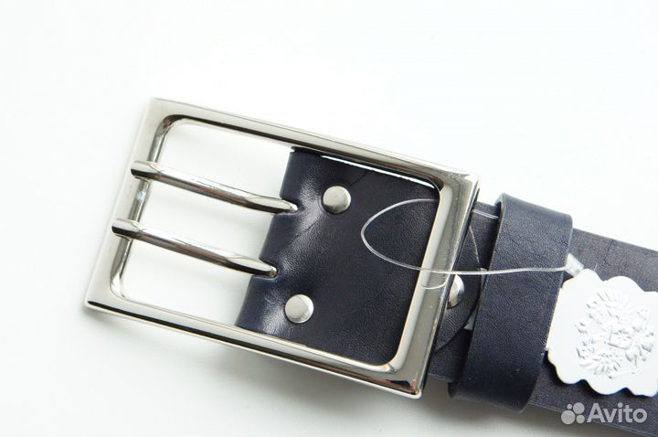 Ремень мужской джинсовый кожаный. Арт:42сСар