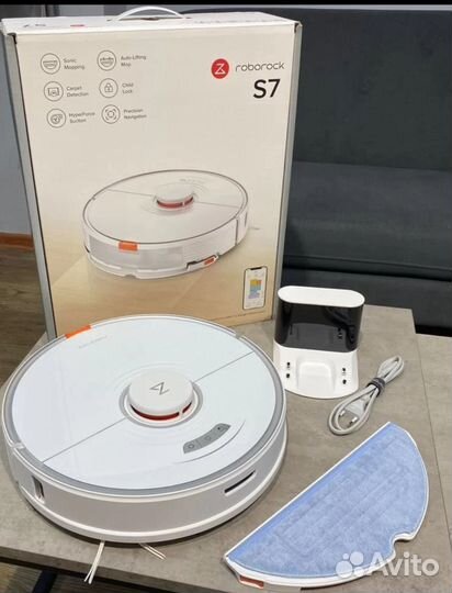 Моющий пылесос робот сяоми xiaomi roborock s7