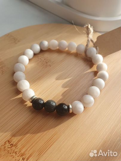 Браслеты из натуральных камней большого размера