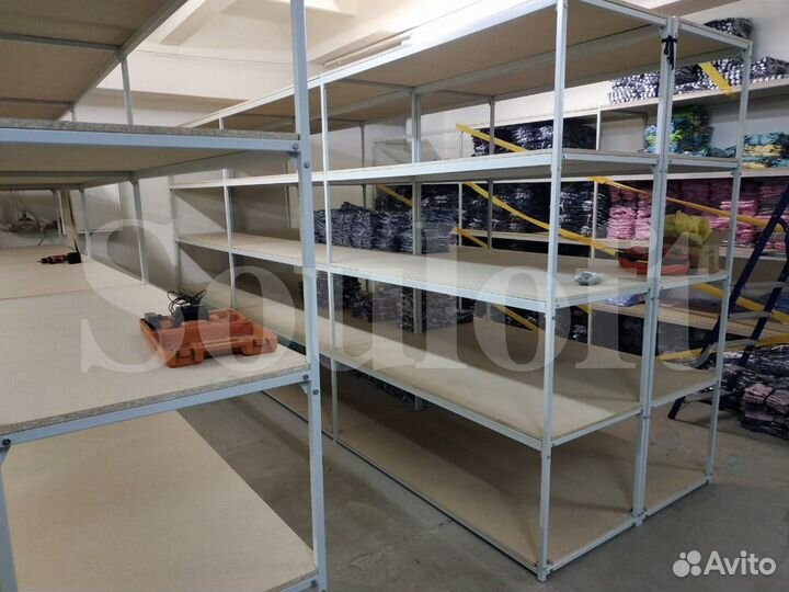 Стеллажи для производства, склада, шоурума