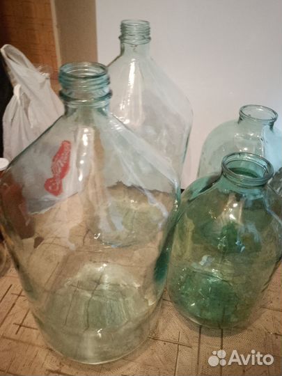 Стеклянные банки 10л (2 штуки)