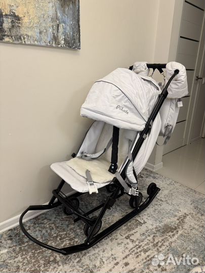 Санки коляска 2 в 1