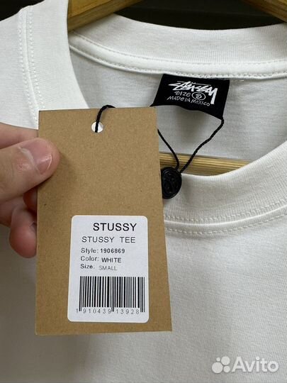 Футболка Stussy Pink белая