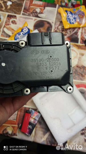 Дроссельная заслонка хендай/кия